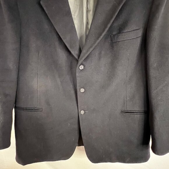 Macy's ALFANI Mens Heavy Coat Blazer Sport Jacket Size L Wool Blend - Picture 4 of 16